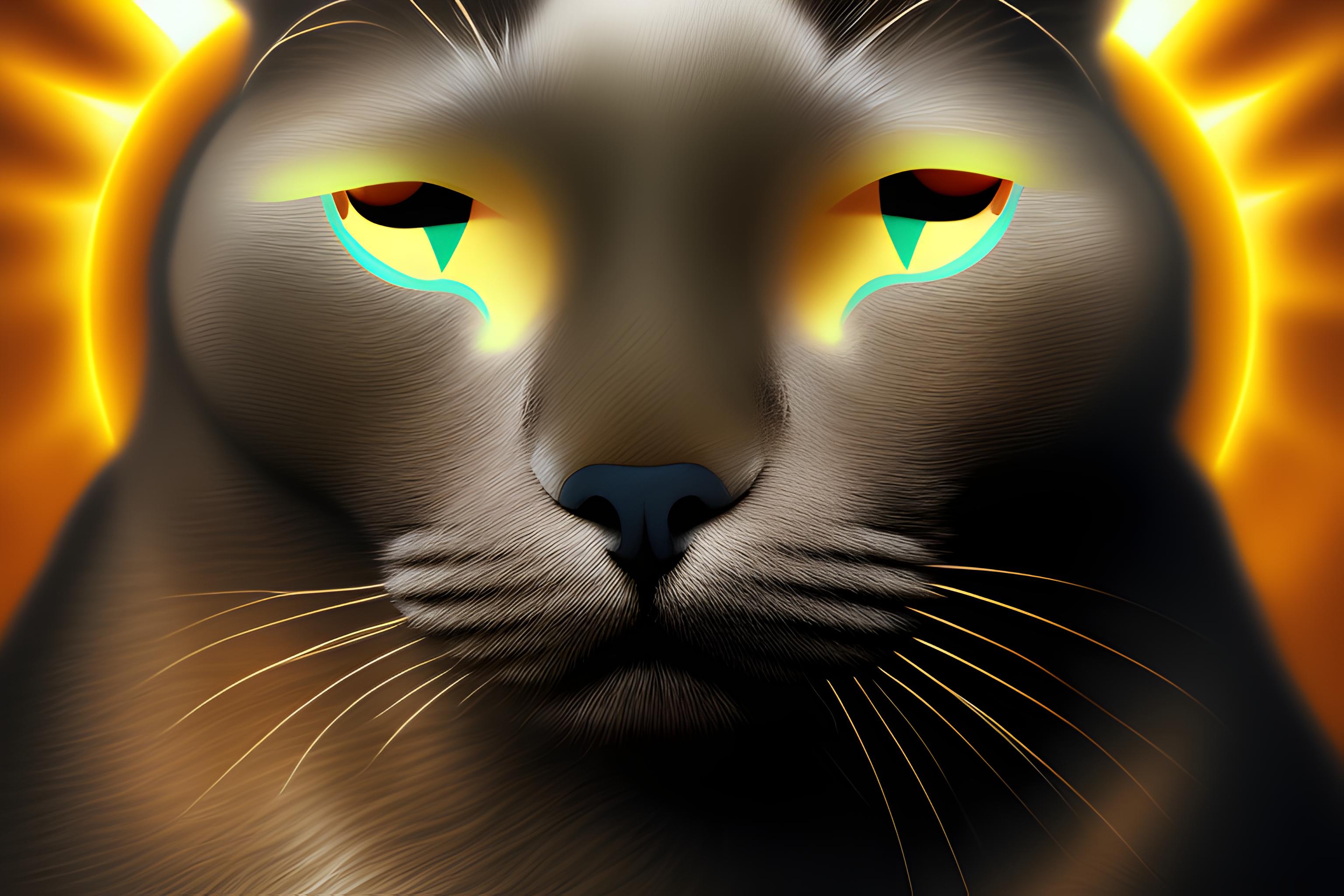 A Burmese seal cat with sun glasses and gold chain
